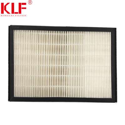 Air hepa filter h13 h14 PP Fiberglass Mini-Pleat High Efficiency air purifier filter